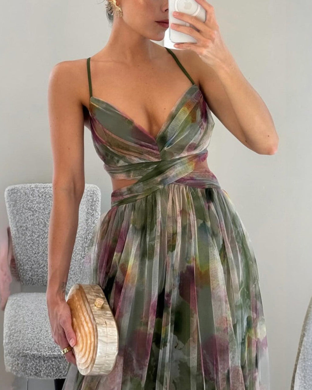 Giselle | Vestido largo estampado