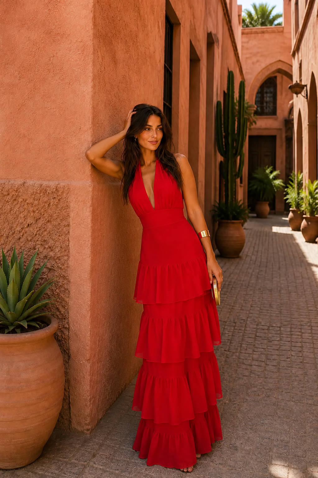 Vestido | Manila en rojo