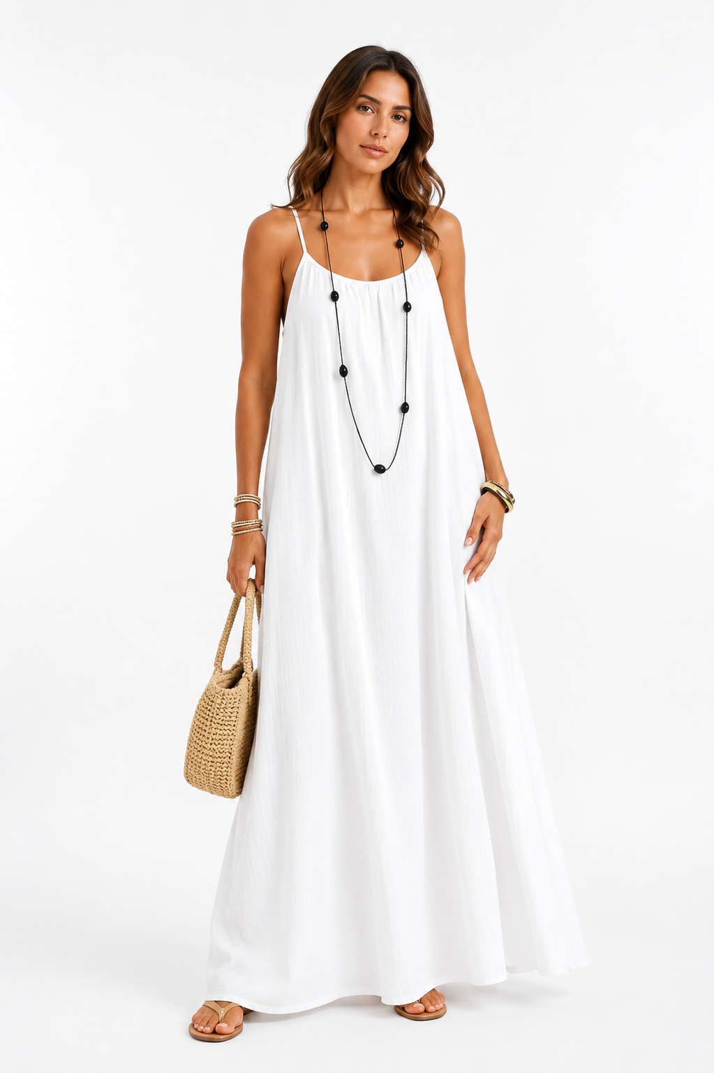 Alma - vestido con espalda descubierta ajustable