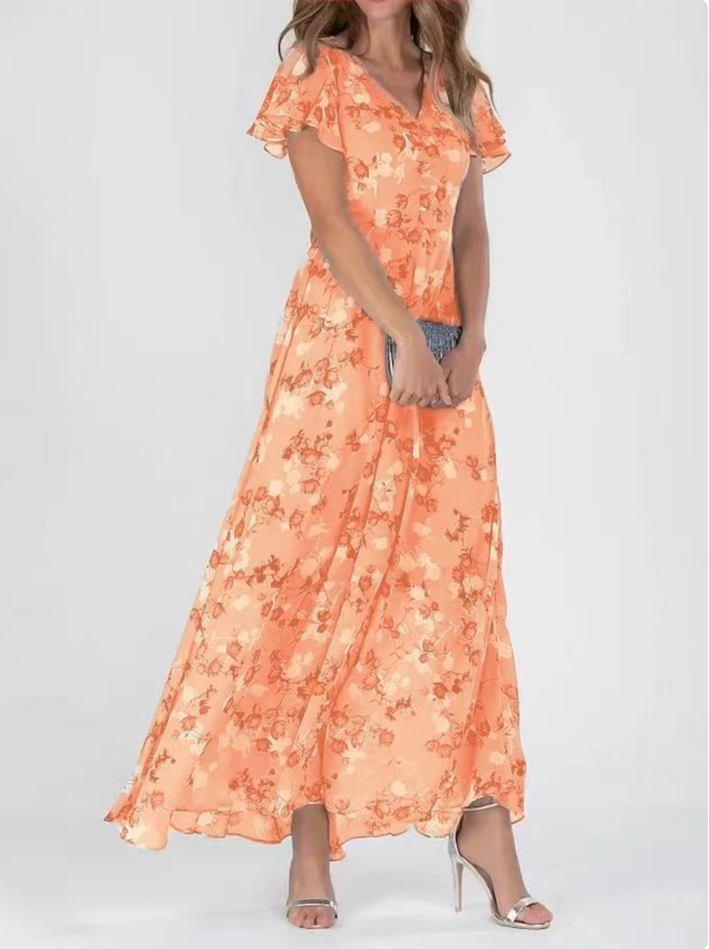 Lucía | Vestido de caída fluida y efecto favorecedor