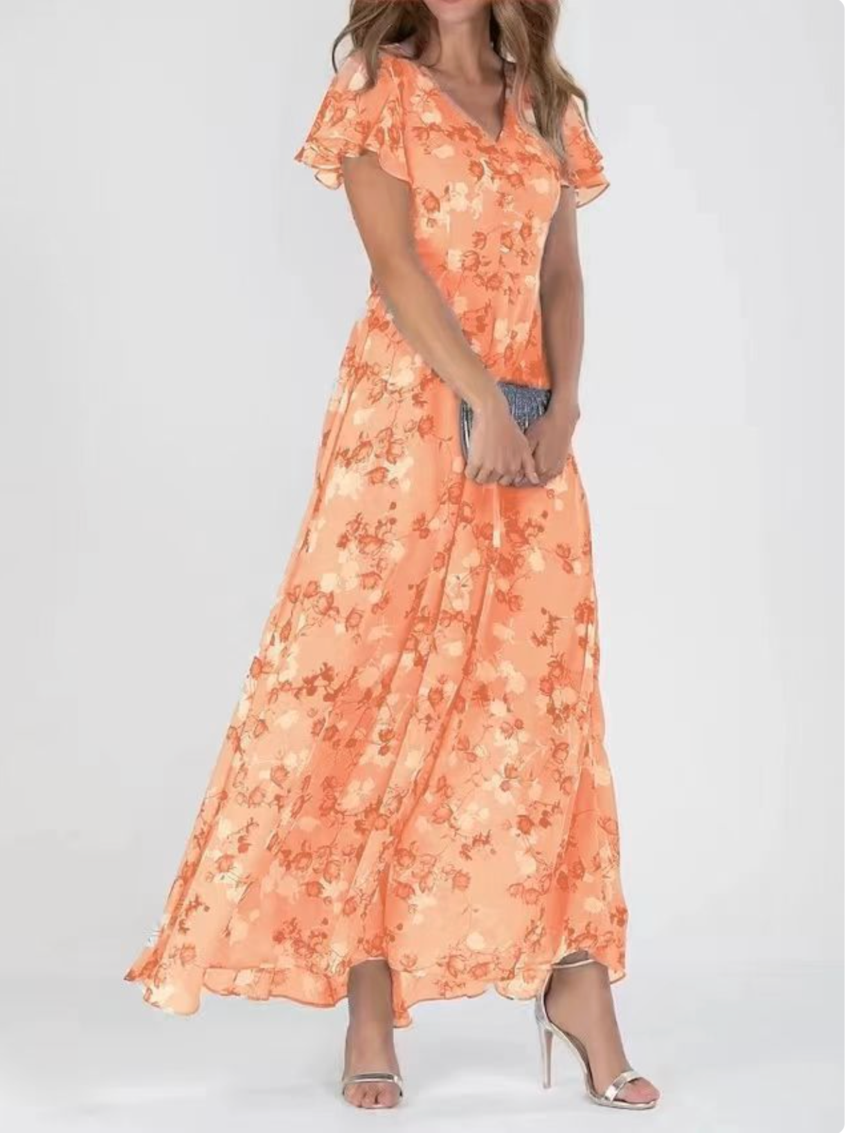 Lucía | Vestido de caída fluida y efecto favorecedor
