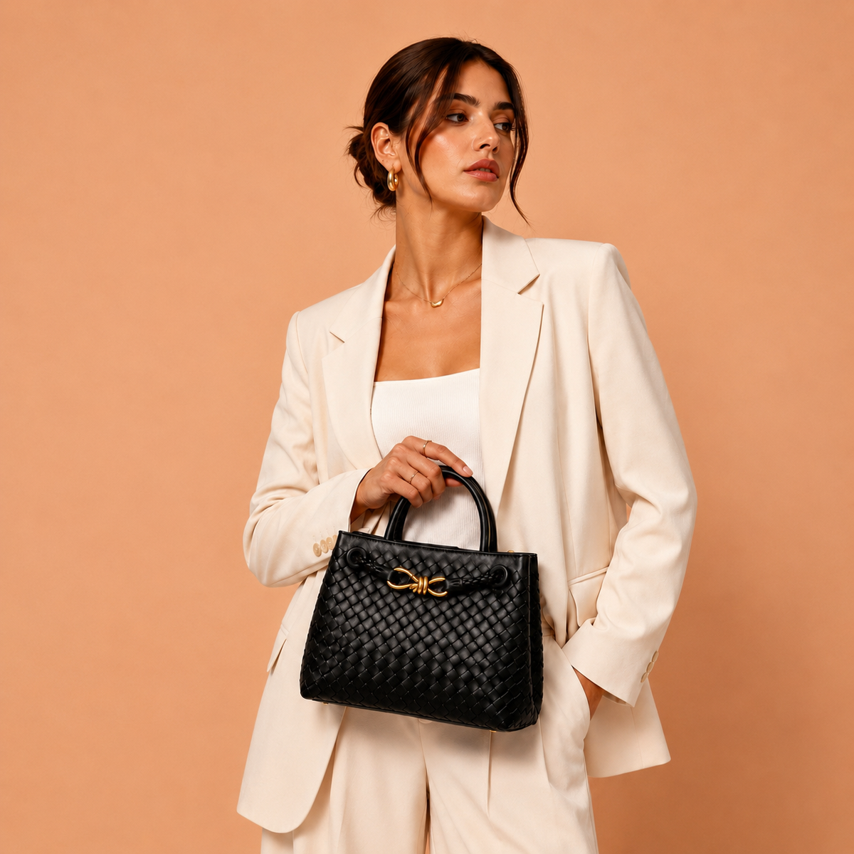 CAMILA | Bolso Tote Trenzado Premium