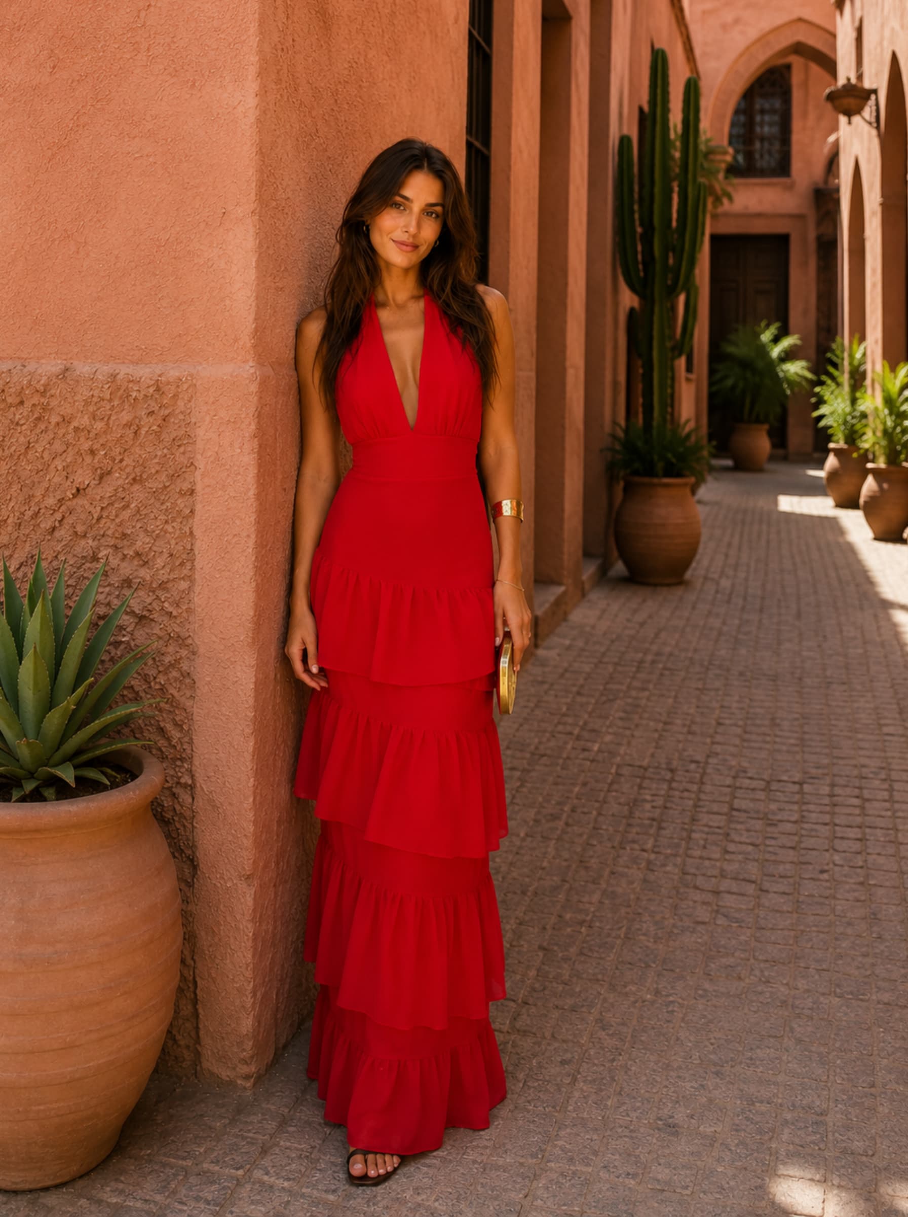 Vestido | Manila en rojo