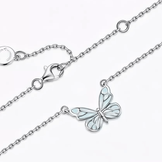 Blue Dream | Collar Mariposa Azul Luminosa