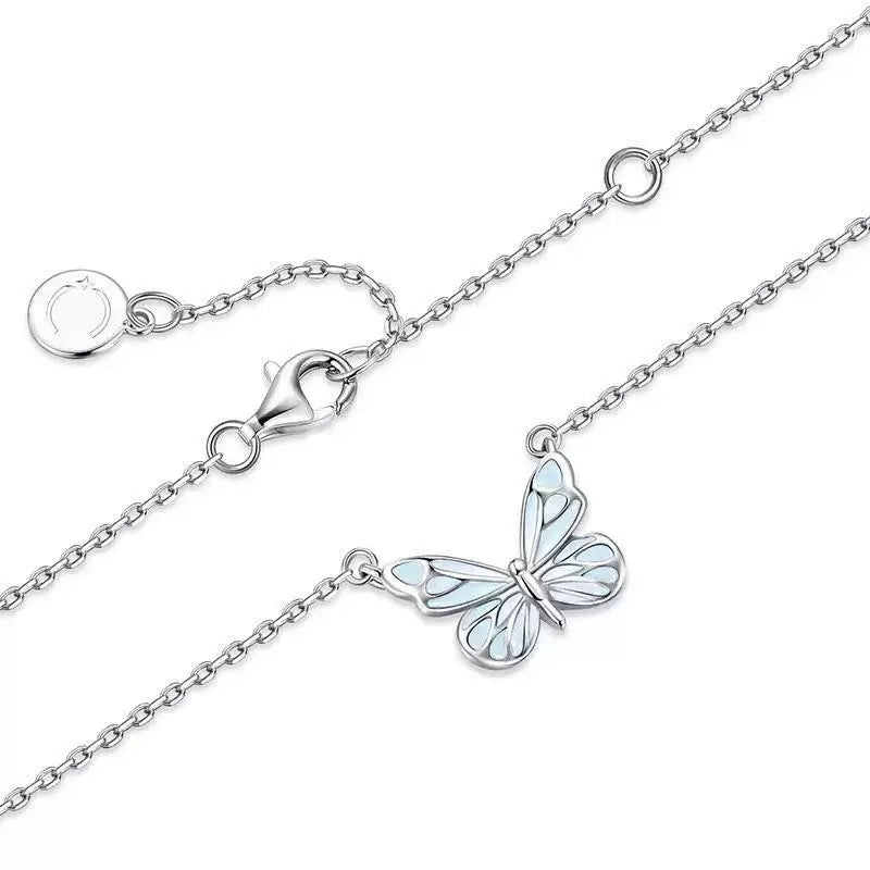 Blue Dream | Collar Mariposa Azul Luminosa