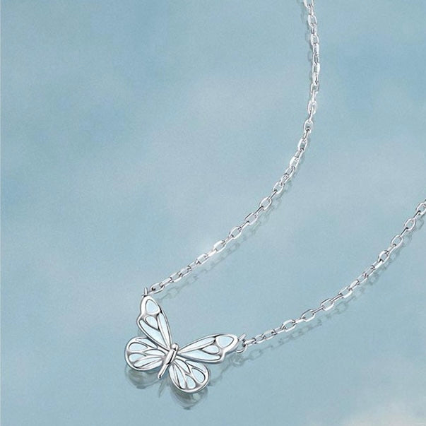 Blue Dream | Collar Mariposa Azul Luminosa
