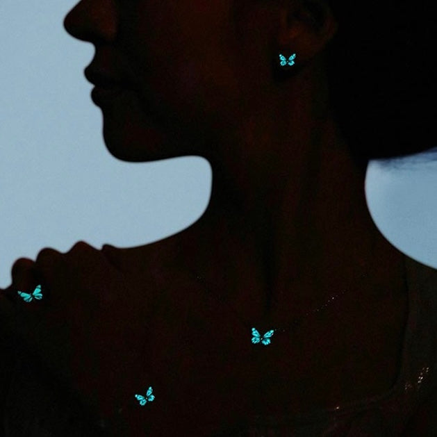 Blue Dream | Collar Mariposa Azul Luminosa