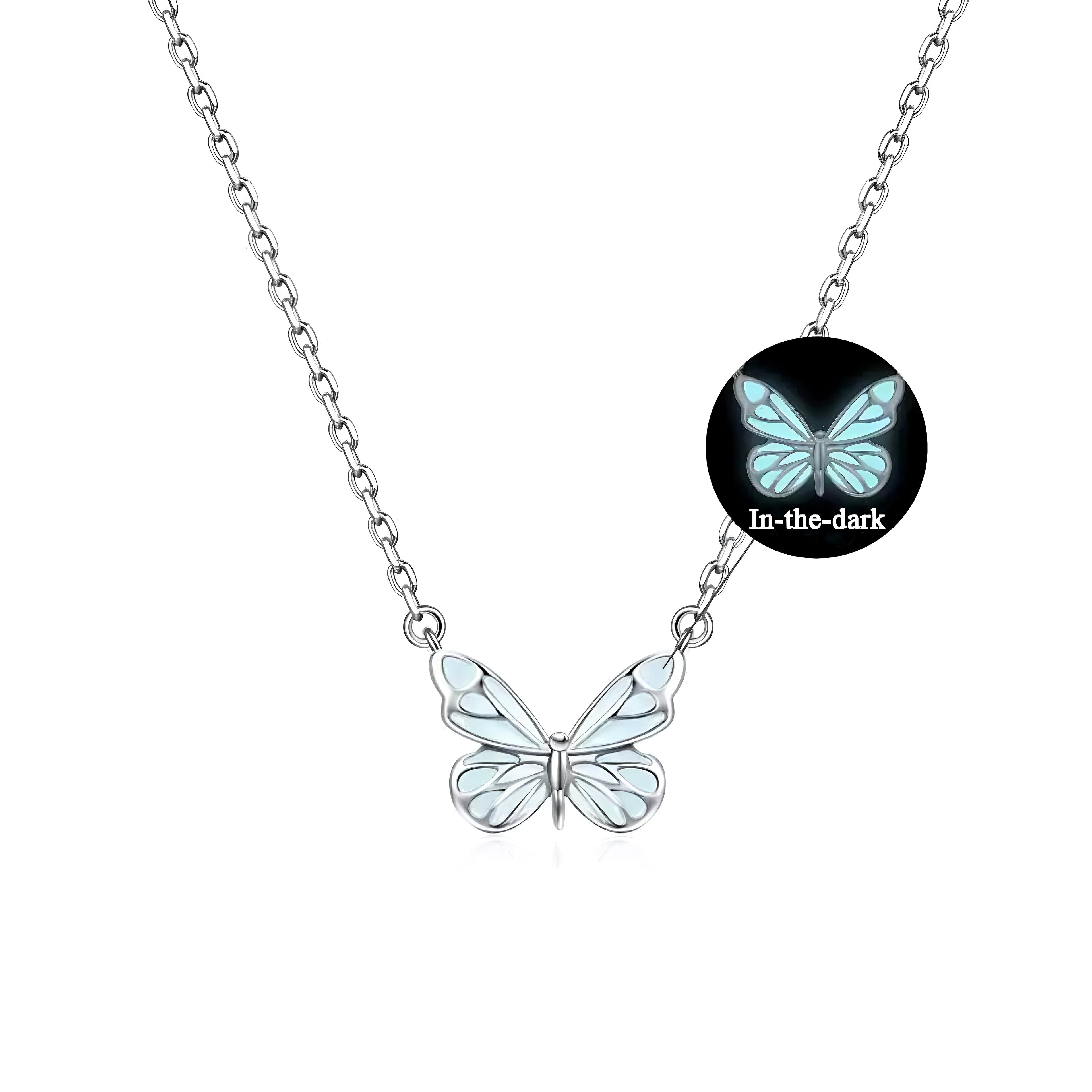 Blue Dream | Collar Mariposa Azul Luminosa