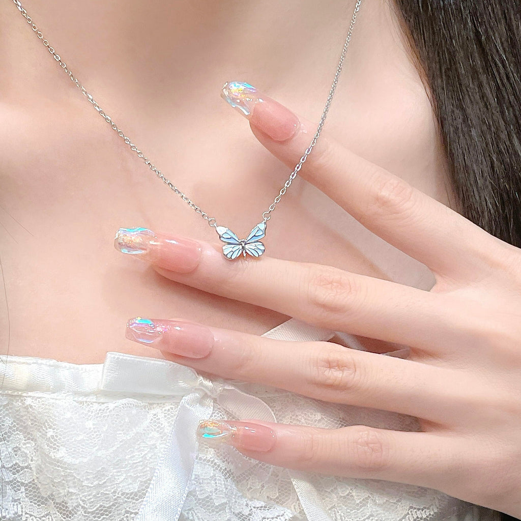 Blue Dream | Collar Mariposa Azul Luminosa