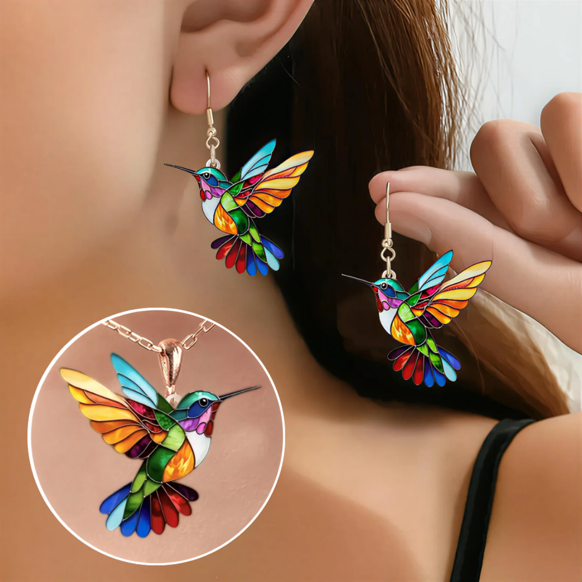 MALIA™ | Collar y pendientes del Cielo