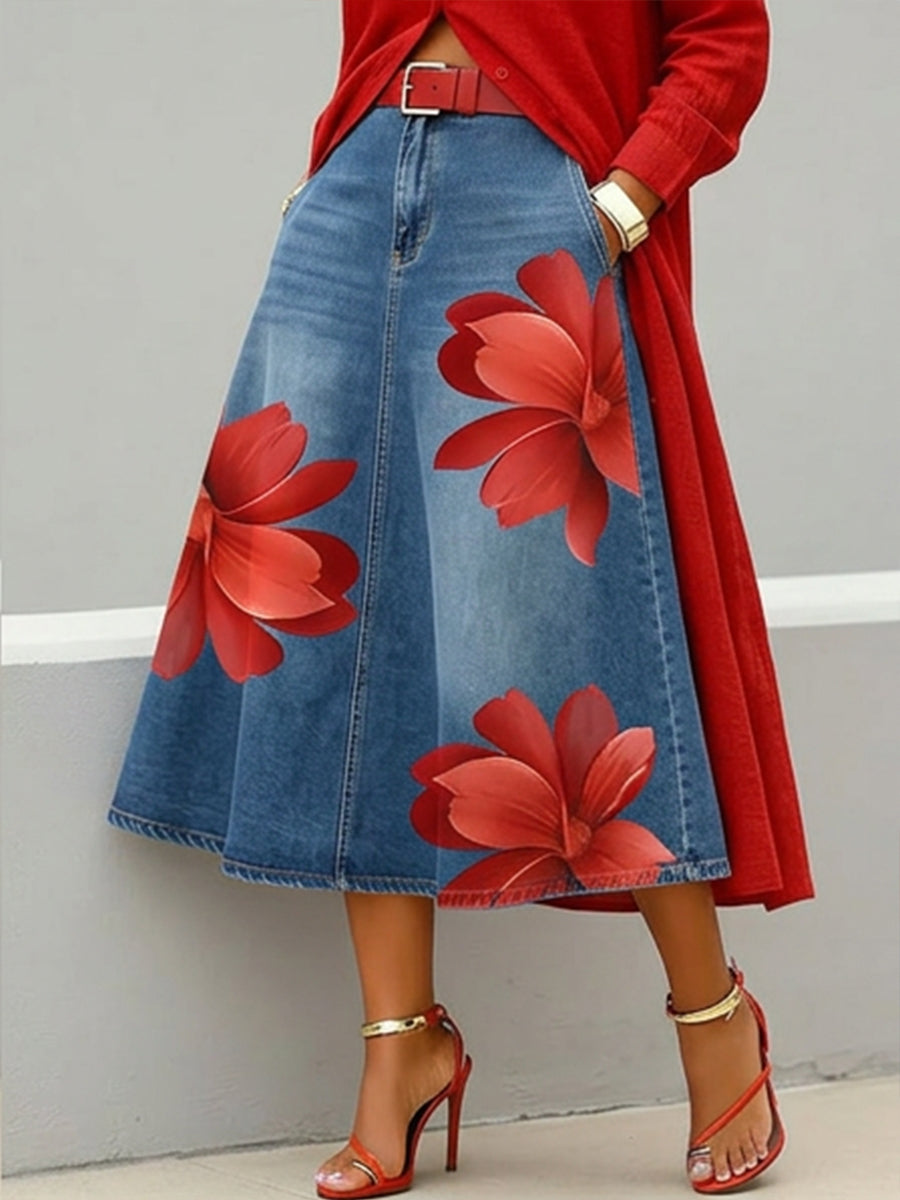 FLORENCIA | Falda Larga + Camisa GRATIS