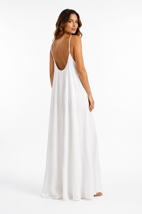 Alma - vestido con espalda descubierta ajustable
