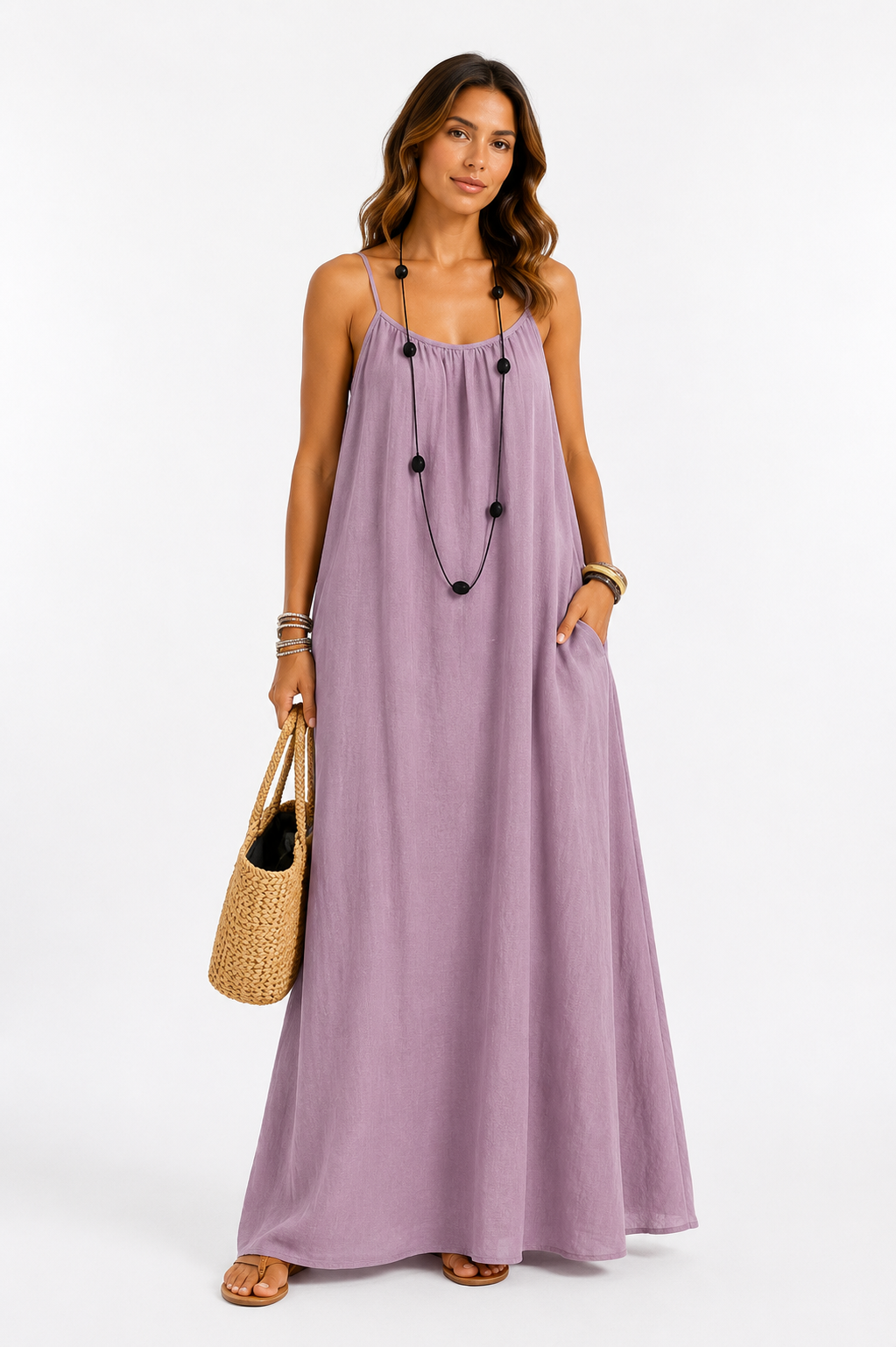 Alma - vestido con espalda descubierta ajustable